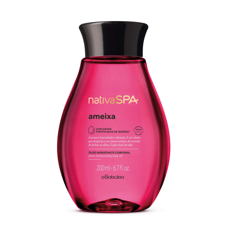 Combo Nativa Spa Ameixa: Loção Nutritiva Desodorante 200ml + Óleo Corporal 200ml